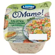 Konserwy i dania rybne - Lisner O Mamo! Sałatka warzywna z groszkiem 140 g - miniaturka - grafika 1