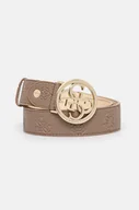 Paski - Guess pasek CRESIDIA damski kolor beżowy BW9182 P4435 - miniaturka - grafika 1