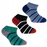 Skarpetki damskie - MORAJ Stopki Dziecięce Paski 3-PARY 23-26 - miniaturka - grafika 1