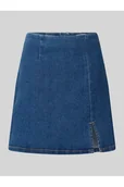 Spódnice - Spódnica jeansowa o dopasowanym kroju z rozcięciem z przodu model NELLY - Vero Moda - miniaturka - grafika 1