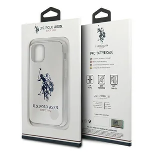 US Polo USHCP12STPUHRWH iPhone 12 mini 5,4" biały/white Shiny Big Logo - Szkła hartowane na telefon - miniaturka - grafika 5