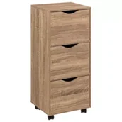 Szafki biurowe - 5five Simply Smart Mobilny kontenerek z 3 szufladami - miniaturka - grafika 1