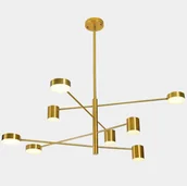 Lampy sufitowe - Italux Miedziana Lampa Wisząca Remdal PND-16374-8-COP-3K - miniaturka - grafika 1