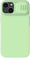 Etui i futerały do telefonów - Nillkin CamShield Magnetic Silicone Case etui iPhone 14 Plus magnetyczny MagSafe pokrowiec z osłoną na aparat zielony - miniaturka - grafika 1
