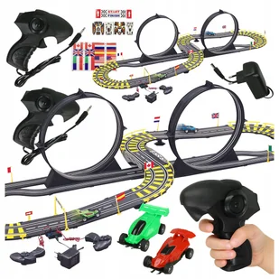 TOR WYŚCIGOWY ELEKTRYCZNY 2X SAMOCHÓD AUTKO 2X PILOT TOR 565CM SUPER TRUCK - Pojazdy elektryczne dla dzieci TOR WYŚCIGOWY ELEKTRYCZNY 2X SAMOCHÓD AUTKO 2X PILOT TOR 565CM SUPER TRUCK - Pojazdy elektryczne dla dzieci - miniaturka - grafika 1