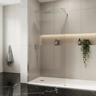 Kabiny prysznicowe - Rea Ścianka prysznicowa Rea Flexi Transparent / Chrome 100 - miniaturka - grafika 1