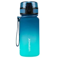 Bidony dla dzieci - Butelka na wodę dla dzieci z tritanu 350ml niebiesko-turkusowa - miniaturka - grafika 1