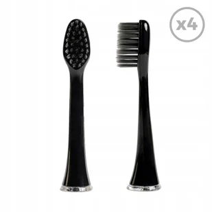 Końcówki do szczoteczki sonicznej Smiley Pro - Węglowe Carbon czarne 4 szt. - Końcówki do szczoteczek elektrycznych - miniaturka - grafika 1