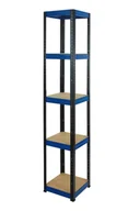 Szafy i regały magazynowe - Regał Helios magazynowy metalowy HBN_196X030X30_5_0WZ ilość półek 5 nośność 175 kg / Wamar-Sosenka - miniaturka - grafika 1