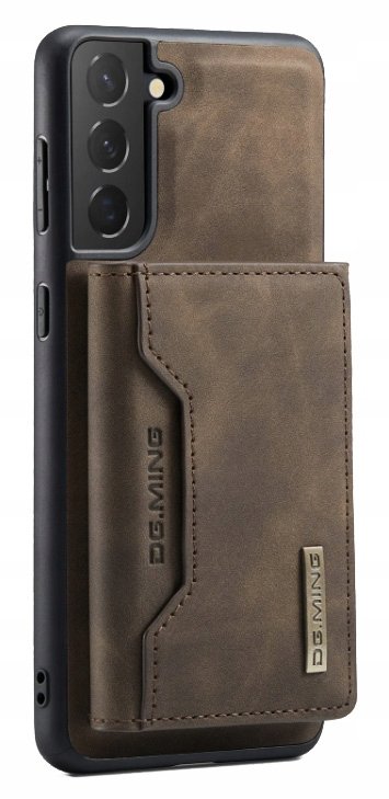 Etui Skórzane Case z portfelem magnetycznym do Samsung S21 Fe Kolor Brązowy