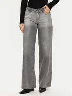 Spodnie damskie - Guess Jeansy W5RA96 D5M31 Szary Regular Fit - miniaturka - grafika 1