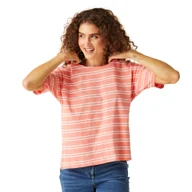 Koszulki i topy damskie - Regatta Damska koszulka Abaya Różowy, Cotton, Rozmiar: 40 - miniaturka - grafika 1