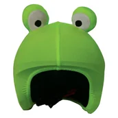 Kaski narciarskie - COOLCASC Nakładka na kask COOLCASC Frog zielona 2 - miniaturka - grafika 1