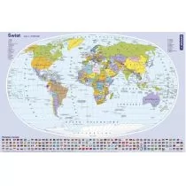 Demart Podkładka na biurko Mapa świata. - Przybory szkolne - miniaturka - grafika 1