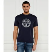 Koszulki męskie - Napapijri T-shirt S-BOLLO | Regular Fit - miniaturka - grafika 1