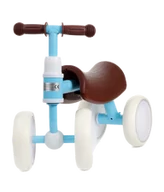 Rowerki biegowe - Niebieski rowerek biegowy jeździk na roczek skandi-03 - miniaturka - grafika 1