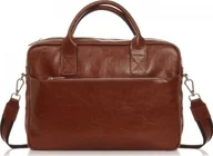 Torby na laptopy - SKÓRZANA TORBA NA LAPTOP SOLOME EVER - miniaturka - grafika 1