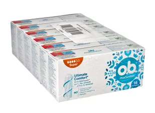 Johnson, O.B. Pro Comfort Ultimate Super, Komfortowe tampony, 6 szt. - Tampony - miniaturka - grafika 1