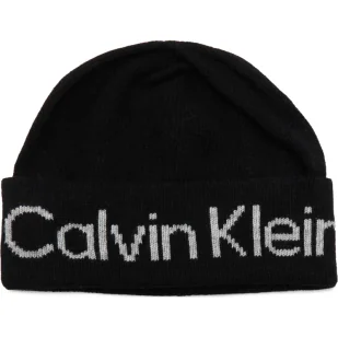Calvin Klein Czapka | z dodatkiem wełny i kaszmiru - Czapki damskie - miniaturka - grafika 1