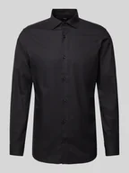 Koszule męskie - Koszula casualowa o kroju slim fit z kołnierzykiem typu kent model ‘PARKER’ - miniaturka - grafika 1