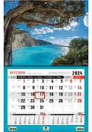 Kalendarze - Kalendarz 2024 jednodzielny 3XL Zatoka - miniaturka - grafika 1