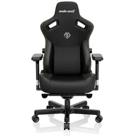 Fotele gamingowe - Anda Seat Kaiser 3 L Gamingowy do 150kg Skóra ECO Czarny - miniaturka - grafika 1