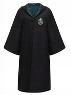 Stroje karnawałowe - PRZEBRANIE STRÓJ HARRY POTTER SLYTHERIN PELERYNA CZARODZIEJA ROZMIAR 134 - miniaturka - grafika 1