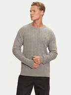 Swetry męskie - Tommy Hilfiger Sweter MW0MW33132 Szary Regular Fit - miniaturka - grafika 1