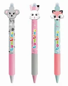 Długopisy - Bambino, Długopis wymazywalny automatyczny z ergonomicznym uchwytem premium, mix wzorów - miniaturka - grafika 1