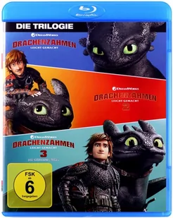 Jak Wytresować Smoka 1-3 [3XBLU-RAY] Lektor Pl - Dramaty Blu-ray - miniaturka - grafika 1