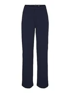 Spodnie damskie - VERO MODA Vmzamira Mr Straight Pant Ga Tall Noos spodnie damskie, granatowy blezer, 36-XL-L - miniaturka - grafika 1