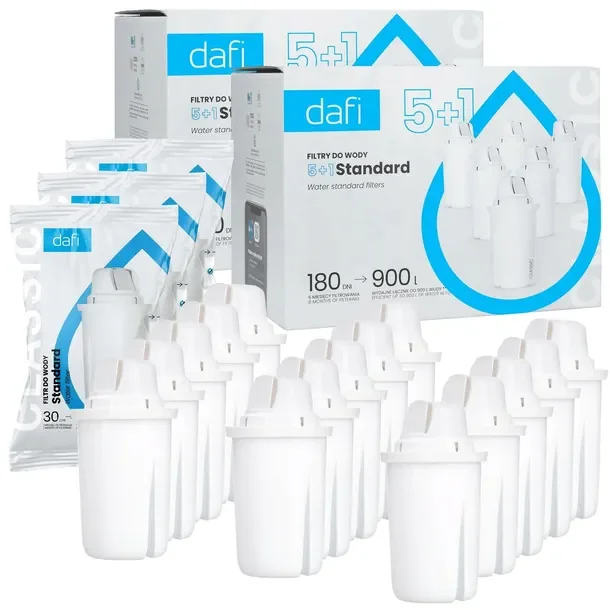 Oryginalny filtr Dafi Classic do dzbanek filtrujący Dafi szklany - 15 sztuk