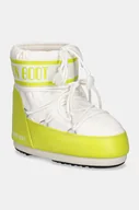 Śniegowce damskie - Moon Boot śniegowce MB ICON LOW NYLON kolor zielony 80D1409340 BA01 - miniaturka - grafika 1