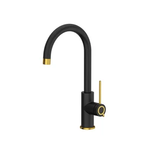 QUADRON Jodie Bateria kuchenna wysoka pure carbon mat/złoty nano PVD 3623511_BLMPVDG1 - Baterie kuchenne - miniaturka - grafika 2