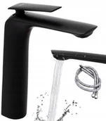 Baterie umywalkowe - Bateria Umywalkowa Rea Jager black wysoka - miniaturka - grafika 1