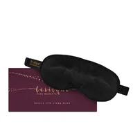 Akcesoria do bielizny - LE SILQUE Opaska na oczy z jedwabiu - black - miniaturka - grafika 1