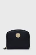 Portfele - Tommy Hilfiger portfel + brelok damski kolor granatowy - miniaturka - grafika 1