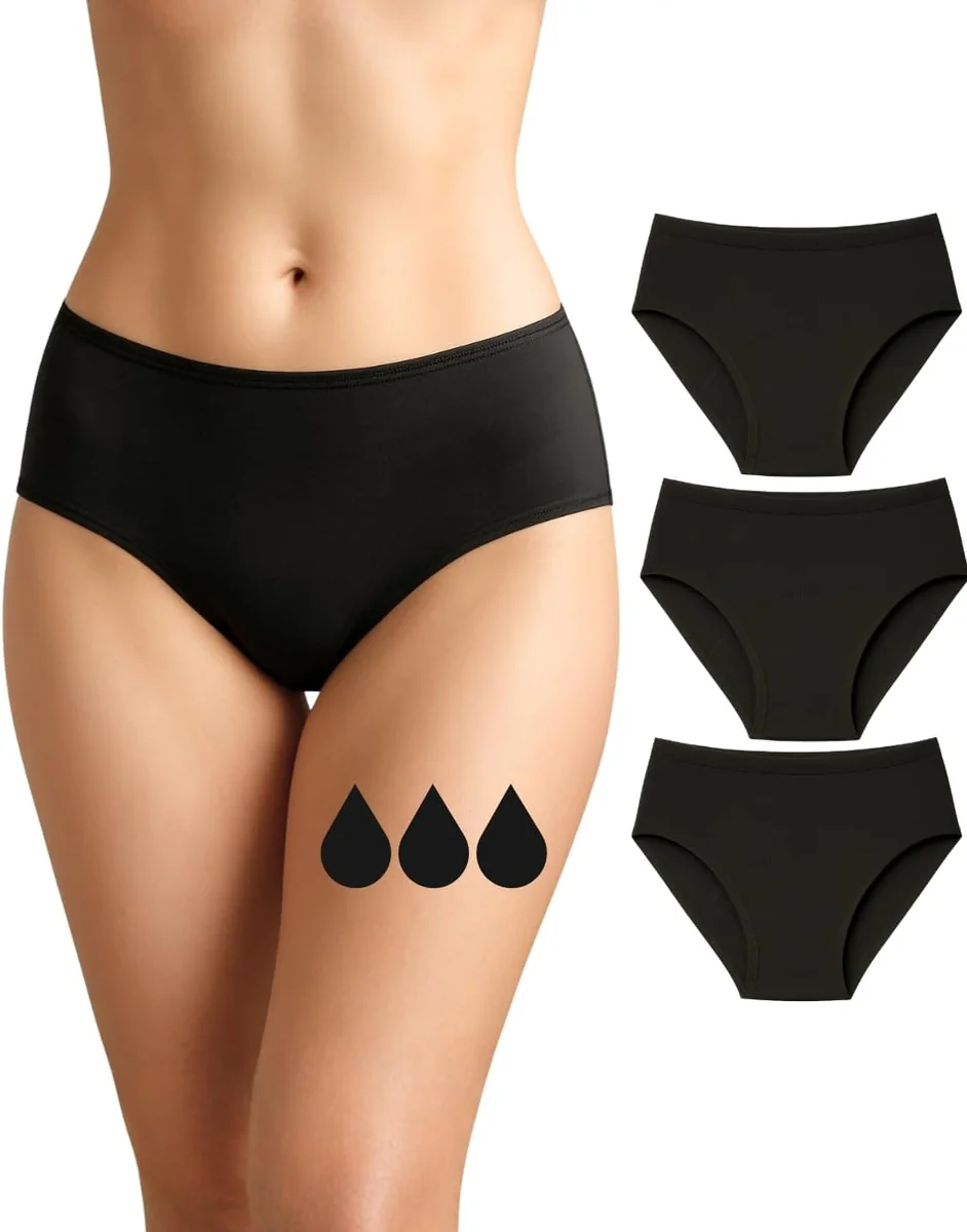 Majtki menstruacyjne bawełniane chłonne XXS Mohina-Pack do prania