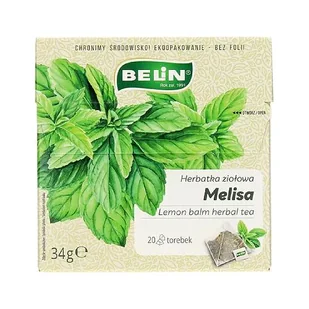 BELIN Herbatka ziołowa Melisa (piramidki), 20 torebek -> Wysyłka w 24h już za 3,99zł! [Odbiór w Żabce] - Herbata - miniaturka - grafika 1