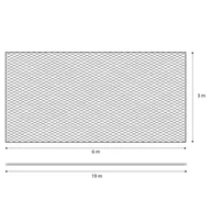 Legowiska dla kotów - FLAMINGO Siatka ochronna dla kota Sekura, 6x3 m, XXL, czarna - miniaturka - grafika 1