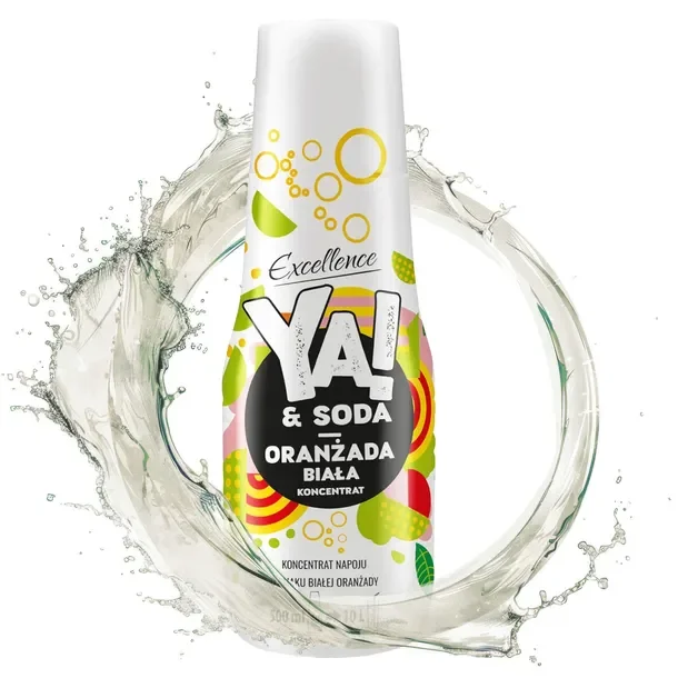 Syrop Do Saturatora Wody Ya Soda Koncentrat Napoju Biała Oranżada 500ml