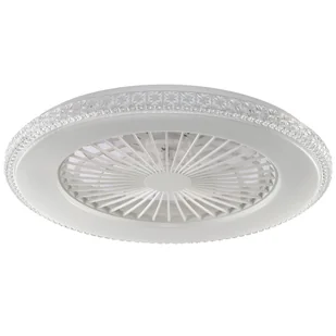 Lampownetylator Diamond biały śr. 60 cm 7650 lm LED Inspire - Wentylatory sufitowe - miniaturka - grafika 1