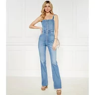Kombinezony - GUESS Kombinezon MARIPOSA | Regular Fit | denim - miniaturka - grafika 1