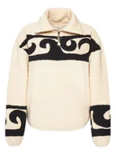 Bluzy damskie - Billabong Bluza EBJPF00119 Beżowy Regular Fit - miniaturka - grafika 1