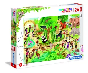 Clementoni Puzzle 24 elementy MAXI Zoo - Puzzle - miniaturka - grafika 1