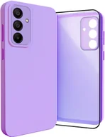 Etui i futerały do telefonów - Etui do Samsung Galaxy A15 Silikonowe, Osłona Kamery, Fioletowe Szkło - miniaturka - grafika 1