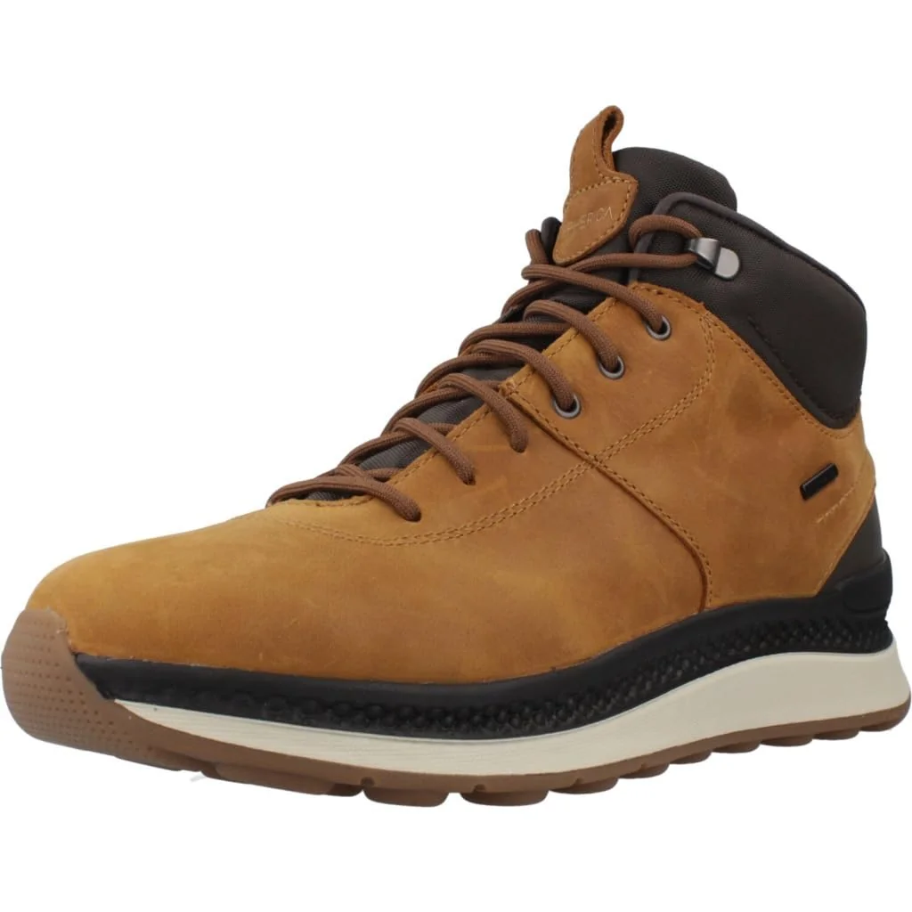Geox Męskie buty U SPHERICA ACTIF X2 Ankle Boot, Mustard, 42 EU, musztarda, 42 EU