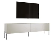 Szafki RTV - Szafka pod telewizor z kaszmiru z chromowanymi nogami, A: szer: 170 cm cm, wys: 52 cm, gł: 32 cm. Meble pod telewizor, stolik pod telewizor, ława pod telewizor - miniaturka - grafika 1