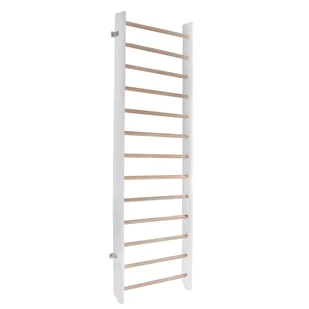 drabinka gimnastyczna klasyczna biała - drewno 250x80 cm - Wyposażenie sportowe i gimnastyczne - miniaturka - grafika 1