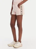 Spodenki damskie - Guess Szorty sportowe V3GD13 KB3P2 Różowy Regular Fit - miniaturka - grafika 1